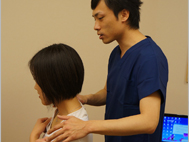 施術後の状態確認